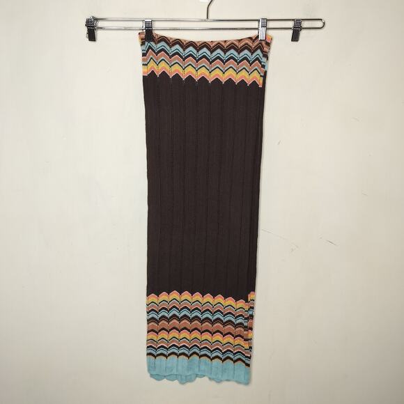 Missoni For Target Chevron Knit Scarf Wool Blend 70x12 - Picture 1 of 7
